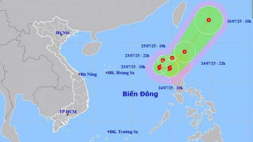 Tropical depression forms in East Sea, likely to strengthen into storm